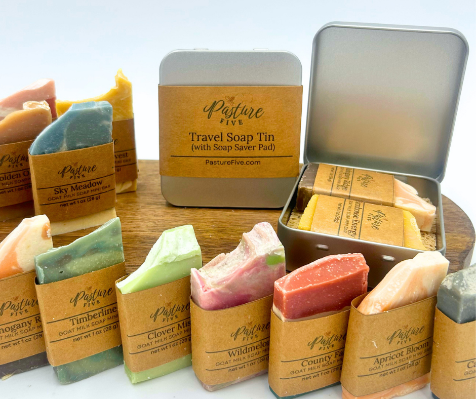 Mini Bars with Travel Soap Tin