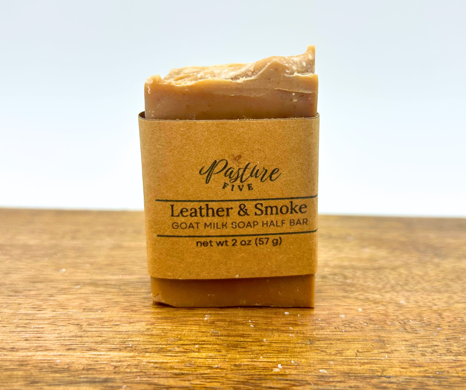 Leather & Smoke Goat Milk Soap