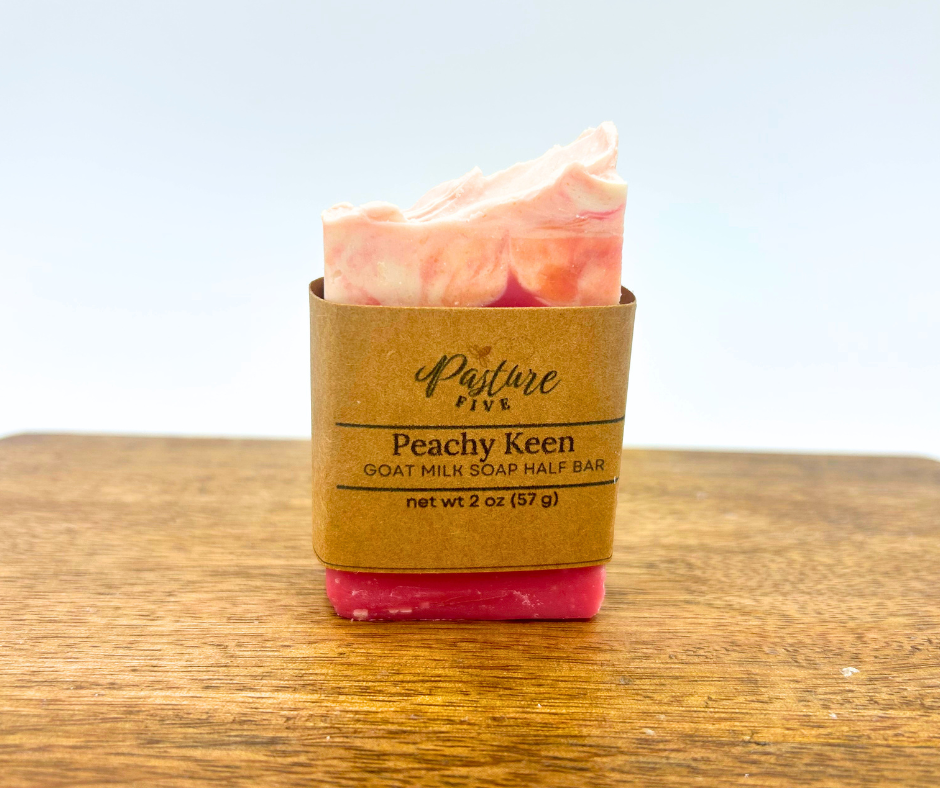 Peachy Keen Goat Milk Soap